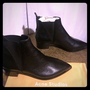 Acne Studios Jensen Leather Ankle Boots